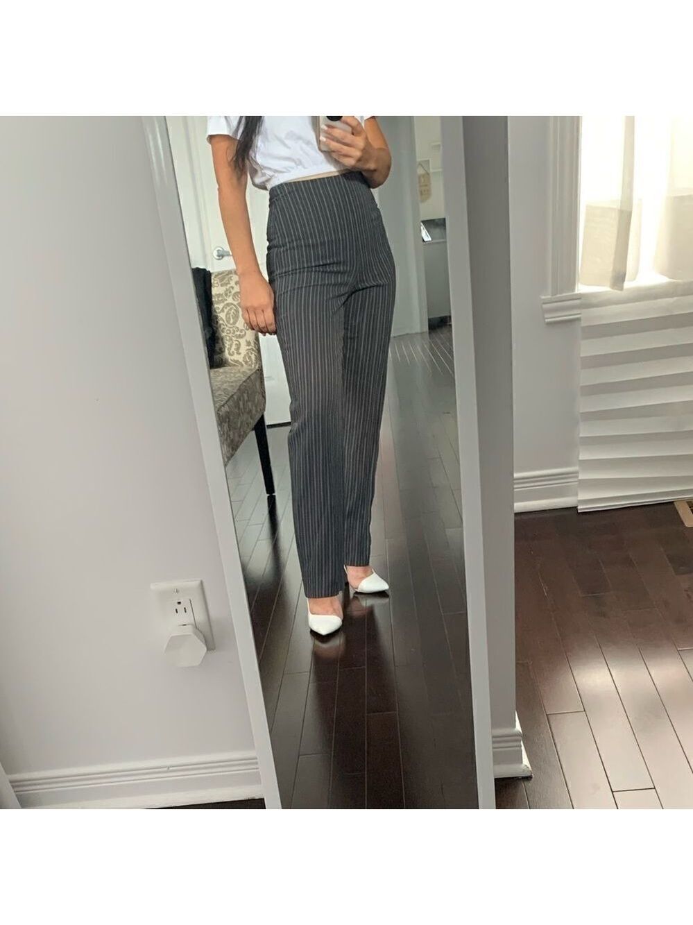 Vintage Gianni Versace high waisted wool pants